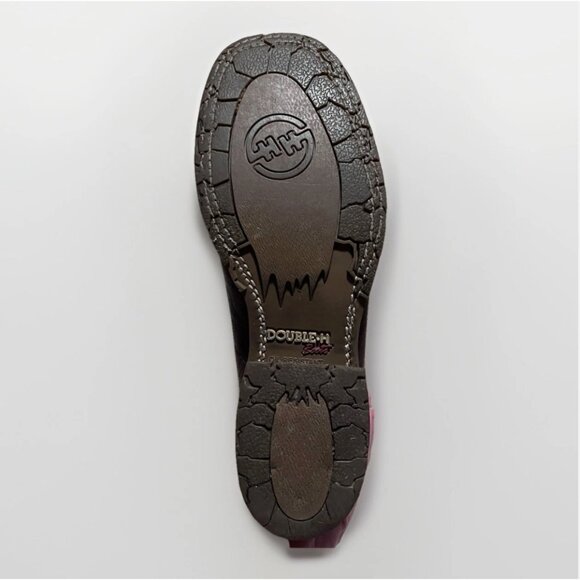 DOUBLE H MEN'S SIZE 11.5 D ICE ROPER WESTERN WORK BOOTS BROAD SQUARE TOE DH4305 - Picture 14 of 15